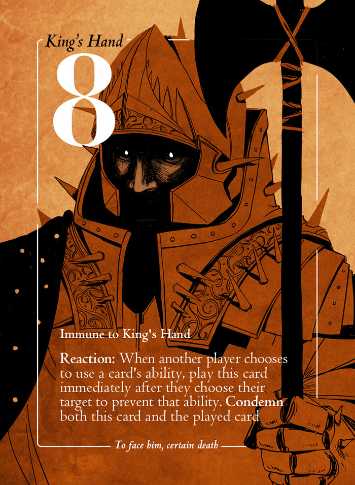 The Imposter Kings Game Card